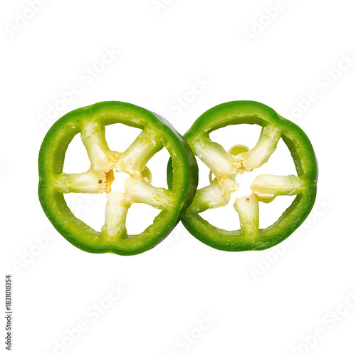 Freshly Sliced Green Okra With a Creamy Interior Ready for Cooking or Garnishing