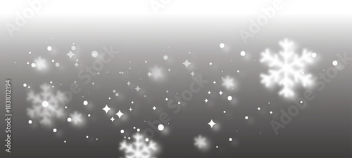 Winter background, snowflakes on a beautiful background, Christmas background for cards, snowfall. Snowy nature landscape, winter dust png. falling snow falling