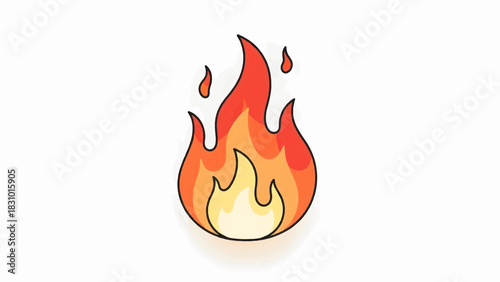Fire Vector Illustration 1