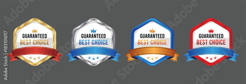 Guaranteed Best Choice Badge Vector