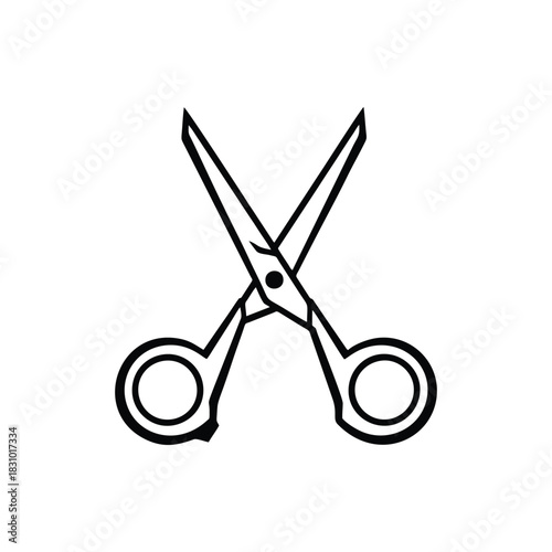 vector scissors and comb