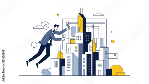 Focused Business Architect Optimizing Urban Infrastructure and Corporate System Development with Strategic Solutions