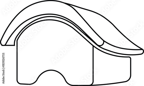 Minimalist Black and White Shop Icon Set, Vector Line Art Design, Modern Shop & Store Icons Collection, Clean Vector Outline Style, Small Shop Silhouette Icon