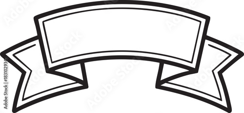 Hand drawn black and white empty speech bubble sketch vector