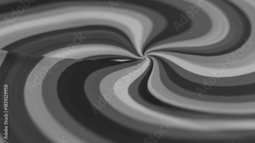 Swirling gray tones converge to a central point, creating a hypnotic vortex effect with blurred edges