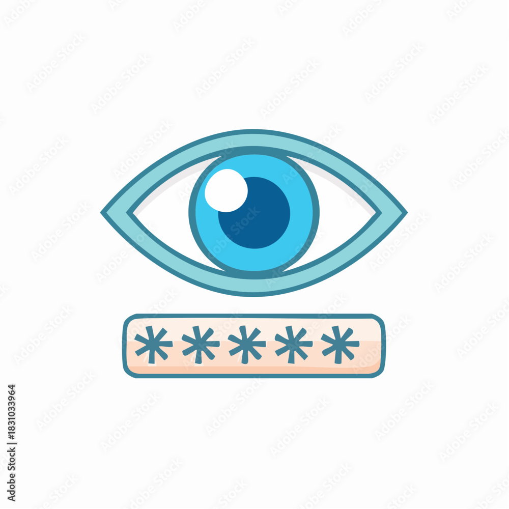 Obraz premium Show Password Visibility Icon