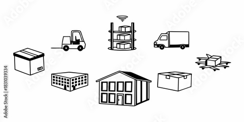 Logistics and Supply Chain A Comprehensive Illustration of Storage, Transportation, and Distribution