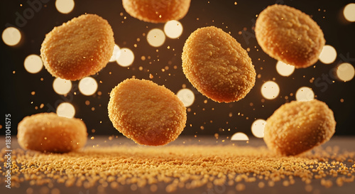 Golden Chicken Nuggets Delight A Symphony of Crispy Perfection and Savory Indulgence A Culinary Dance of Textures and Flavors That Will Tantalize Your Taste Buds