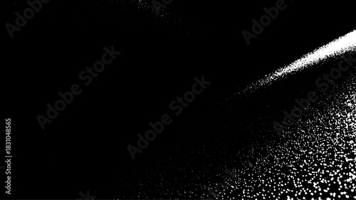 Grunge texture overlay in black and white. Simple vector illustration featuring splatters and spots in a set for background or design purposes.