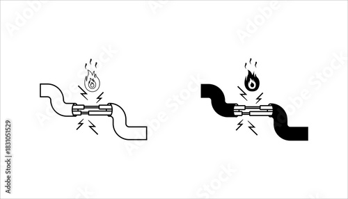 Connectivity and Growing Signal Icon set.
 Modern black icon combining bar growth chart and wireless signal symbol, representing connectivity, internet strength, network performance, analytics,