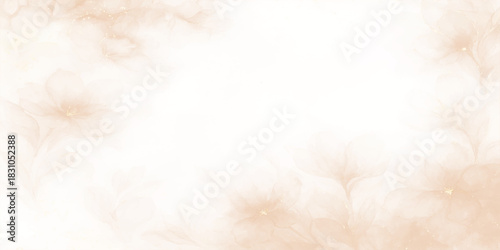 Abstract watercolor texture of soft blue sky and light vintage paper design