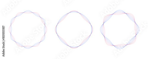 Abstract Wavy Lines  Modern Geometric Design Background