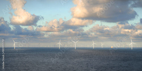 Offshore windfarm in north sea