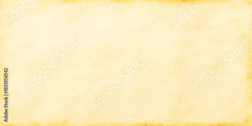 Old vintage parchment paper texture: aged antique brown background with stained yellow grunge