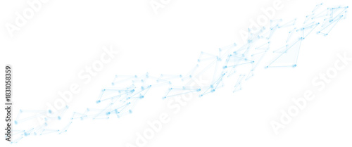 Abstract white, blue digital technology futuristic communication high tech concept background. global network technology concept.