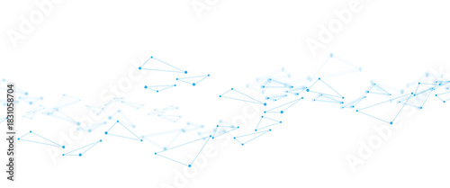 Abstract white, blue digital technology futuristic communication high tech concept background. global network technology concept.