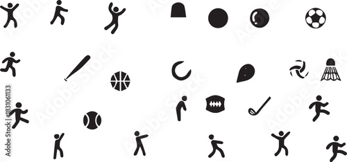 Foto boll and differen icons