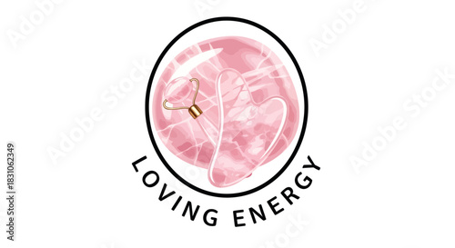 Elegant Rose Quartz Facial Roller and Gua Sha Tools for Skincare and Wellness