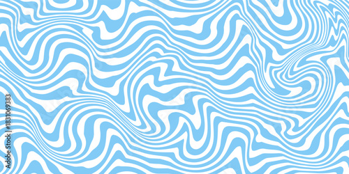 Blue wave background with thick linesV