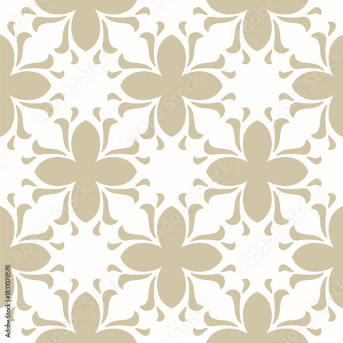 Картината върху платно Abstract vector geometric floral ornament