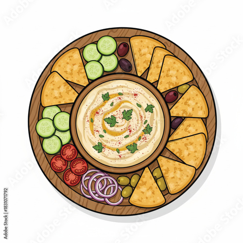 Delicious fresh pizza with mushrooms and cheese served on a white plate as a tasty gourmet meal for lunch or dinner