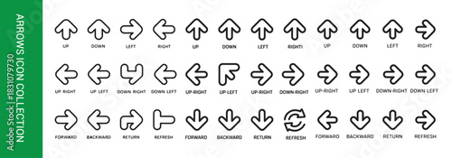 Cloud storage network icon collection set, vector flat design, modern ui ux interface design