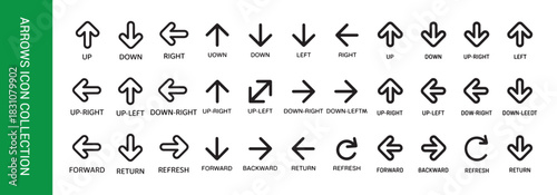 Cloud communication icon collection set, vector flat design, modern ui ux interface, business technology