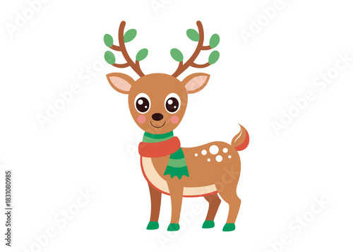 reindeer logo silhouette vector, deer silhouette vector illustration, christmas reindeer silhouette vector, wild animal reindeer logo silhouettes vector on a white background