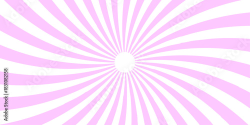 The rising sun purple color Sunburst Pattern Background. Vintage wallpaper with rays in circus style, vector illustration. Radial starburst background vector illustration. abstract cartoon and pop