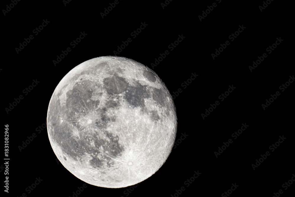 Fototapeta premium moon in the night sky