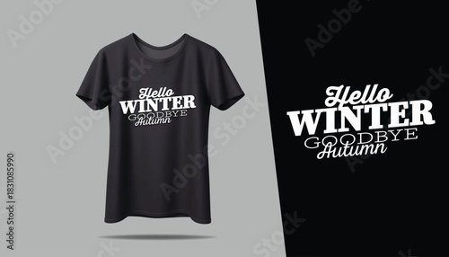 Best WINTER T-shirt creative design using adobe illustrator and your best choice...	