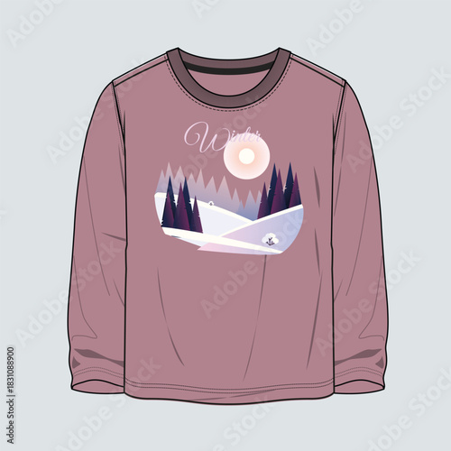 Best WINTER T-shirt creative design using adobe illustrator and your best choice...	