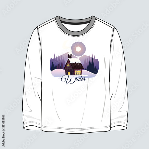 Best WINTER T-shirt creative design using adobe illustrator and your best choice...	