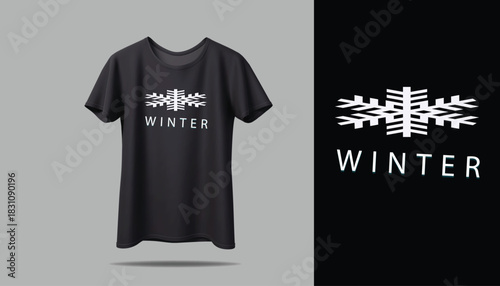 Best WINTER T-shirt creative design using adobe illustrator and your best choice...	