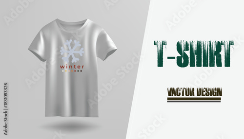 Best WINTER T-shirt creative design using adobe illustrator and your best choice...	