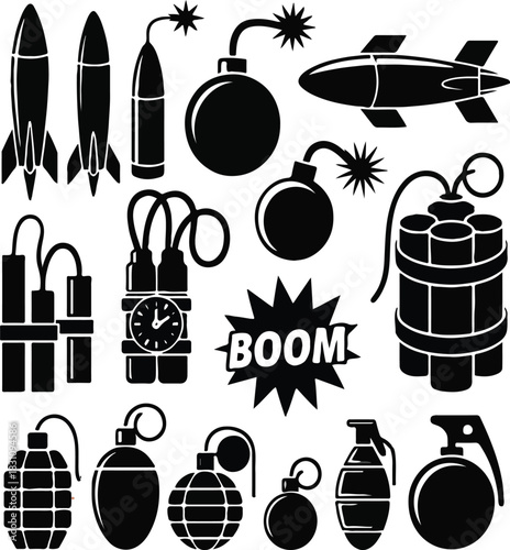 Set of food and kitchen icons vector illustration