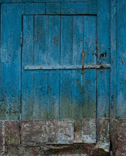 old wooden door