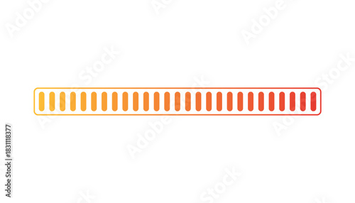 Loading or progress completed percentage bar, loading status bar, download progress icon vector