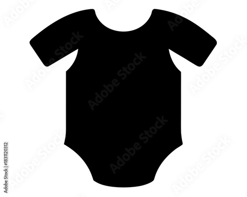 baby dress  simple silhouette vector,baby dress   icon