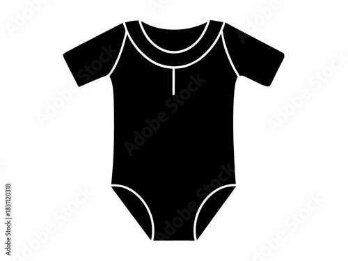 baby dress  simple silhouette vector,baby dress   icon