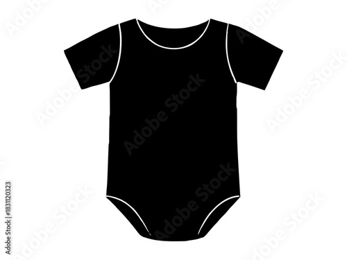 baby dress  simple silhouette vector,baby dress   icon