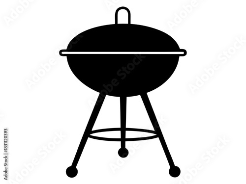 barbecue grill silhouette vector,barbecue grill  icon