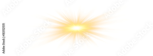 Light sun with png sunlight flare and ray. Shine gold glare with spark and png. Light sun sunscreen sparkle glow sunshine burst halo golden lens orange circle particle transparent yellow magic line.