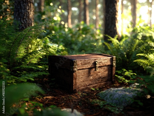 Mysterious Treasure Box in Jungle