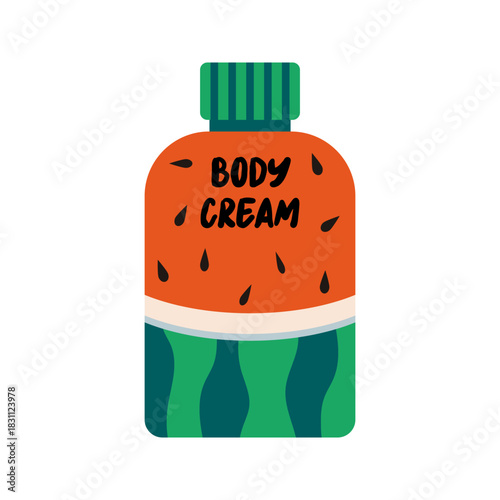 Simple beauty and skincare items collection