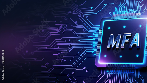 Multifactor Authentication Security Visualization Highlighting Secure Identity Verification, Encrypted Access Control, and Multi-Layer Protection for Modern Digital Platforms