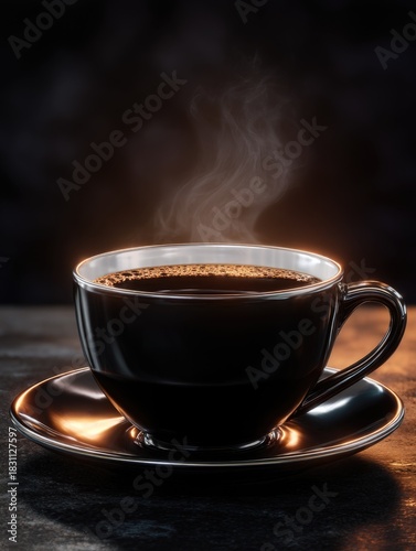 Warm Coffee in a Mug