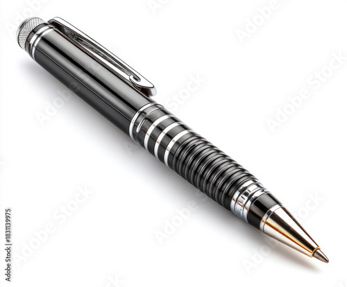 Black pen isolated on white