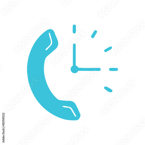 Twenty four hours service available around the clock open all day and night everyday services symbol silhouette