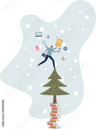 Overemployment and struggle about busy time schedule .life and employment of people.